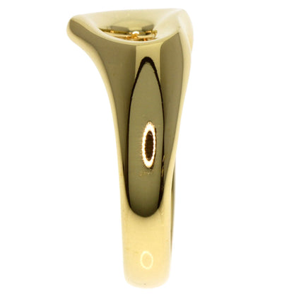 TIFFANY&Co. Open heart Ring K18 Yellow Gold Ladies [Used]