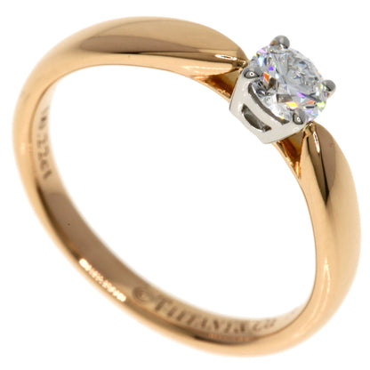 TIFFANY&Co. Harmony Solitaire Diamond Ring K18 Pink Gold PT950Ladies [Used]