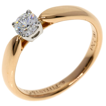 TIFFANY&Co. Harmony Solitaire Diamond Ring K18 Pink Gold PT950Ladies [Used]