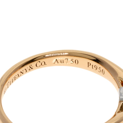 TIFFANY&Co. Harmony Solitaire Diamond Ring K18 Pink Gold PT950Ladies [Used]