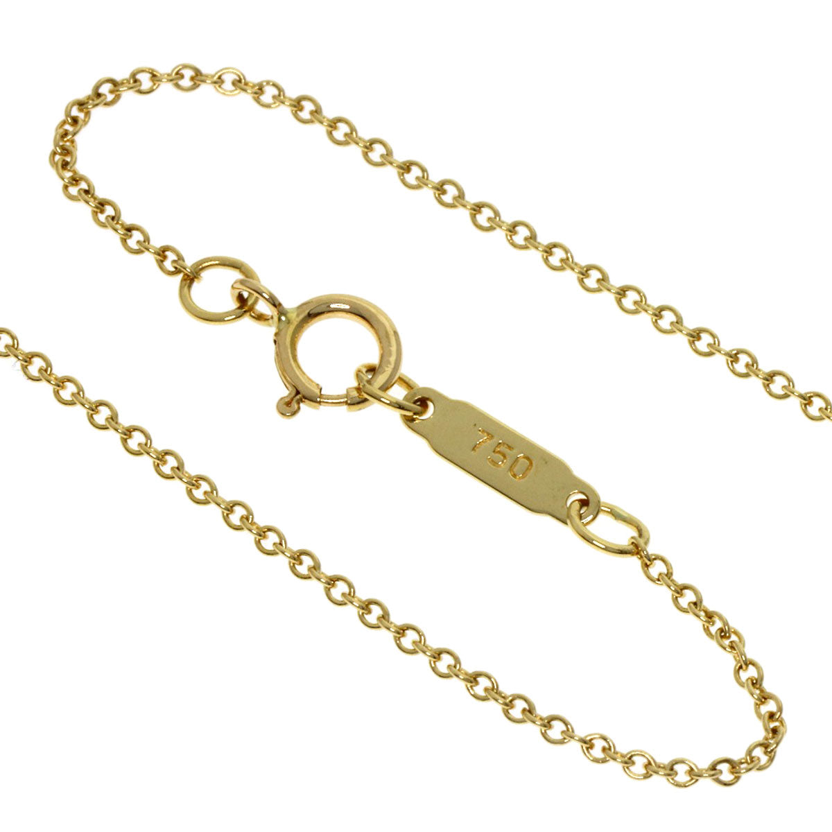 TIFFANY&Co. tornado Necklace K18 Yellow Gold Ladies [Used]