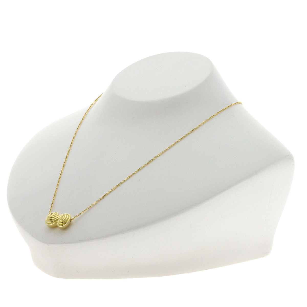 TIFFANY&Co. tornado Necklace K18 Yellow Gold Ladies [Used]
