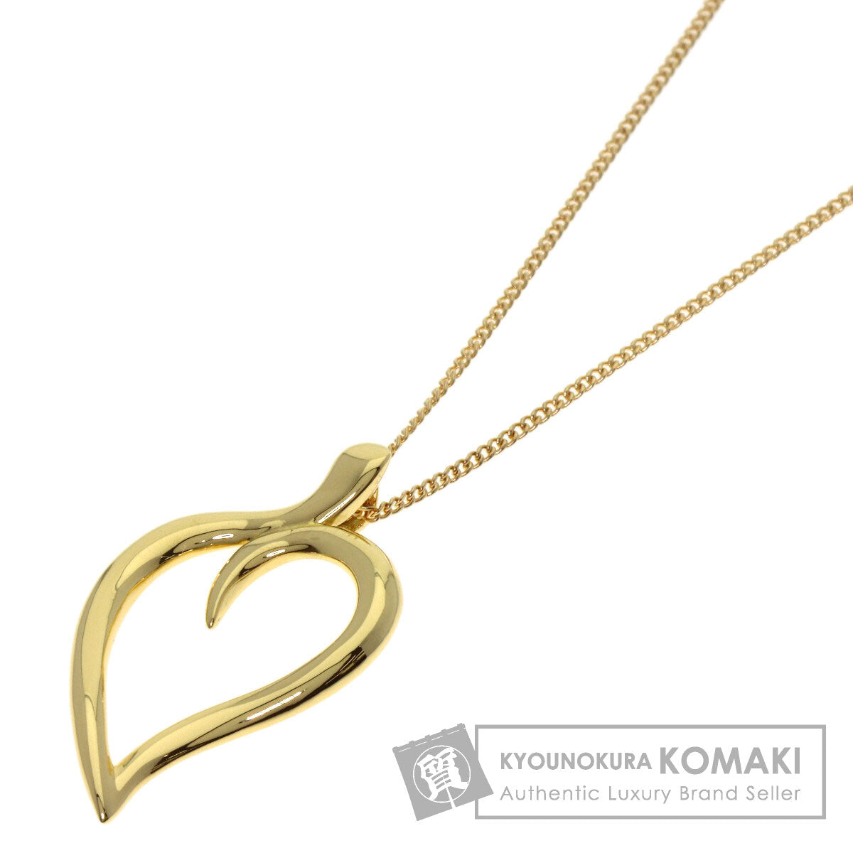 TIFFANY&Co. Leaf Necklace K18 Yellow Gold Ladies [Used]