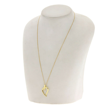 TIFFANY&Co. Leaf Necklace K18 Yellow Gold Ladies [Used]
