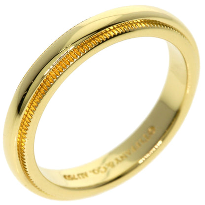 TIFFANY&Co. Milgrain Ring K18 Yellow Gold Ladies [Used]
