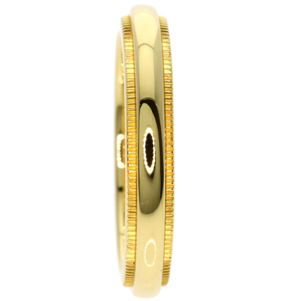TIFFANY&Co. Milgrain Ring K18 Yellow Gold Ladies [Used]