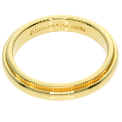 TIFFANY&Co. Milgrain Ring K18 Yellow Gold Ladies [Used]