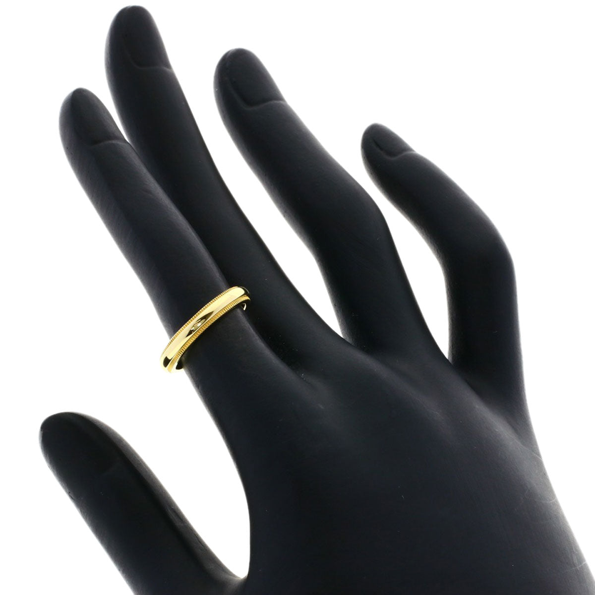 TIFFANY&Co. Milgrain Ring K18 Yellow Gold Ladies [Used]