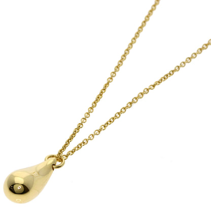 TIFFANY&Co. teardrop Necklace K18 Yellow Gold Ladies [Used]
