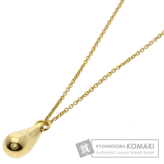 TIFFANY&Co. teardrop Necklace K18 Yellow Gold Ladies [Used]