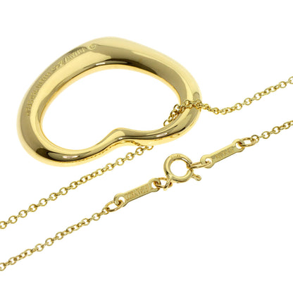 TIFFANY&Co. Open heart Necklace K18 Yellow Gold Ladies [Used]
