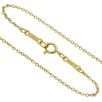 TIFFANY&Co. Open heart Necklace K18 Yellow Gold Ladies [Used]