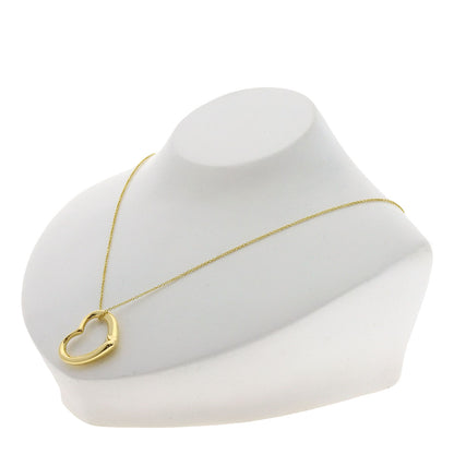 TIFFANY&Co. Open heart Necklace K18 Yellow Gold Ladies [Used]