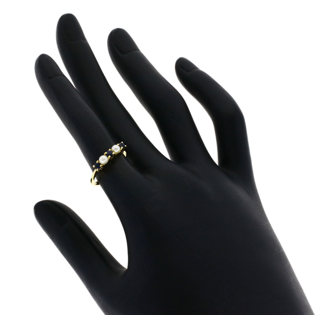 TIFFANY&Co. Pearl Pearl Sapphire Ring K18 Yellow Gold Ladies [Used]
