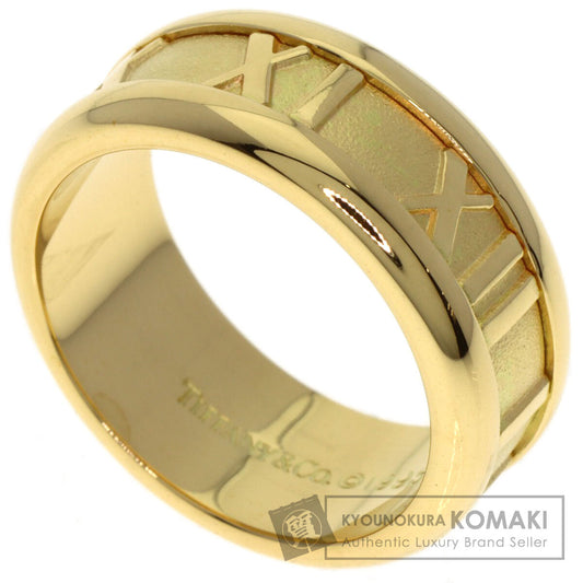 TIFFANY&Co. Atlas Ring K18 Yellow Gold Ladies [Used]