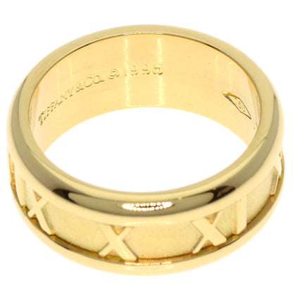 TIFFANY&Co. Atlas Ring K18 Yellow Gold Ladies [Used]