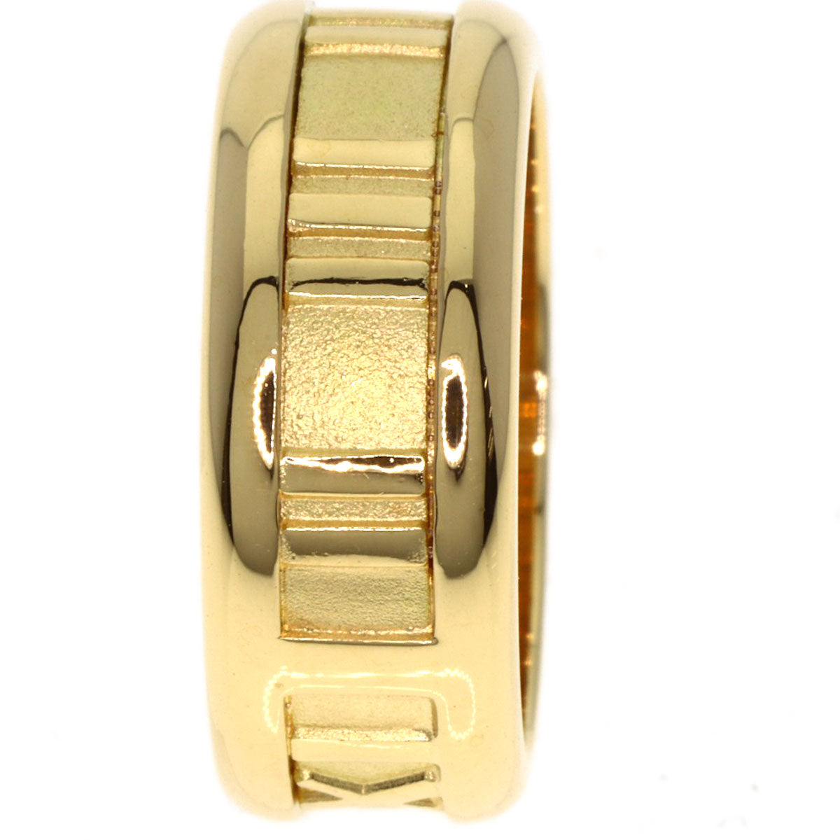 TIFFANY&Co. Atlas Ring K18 Yellow Gold Ladies [Used]