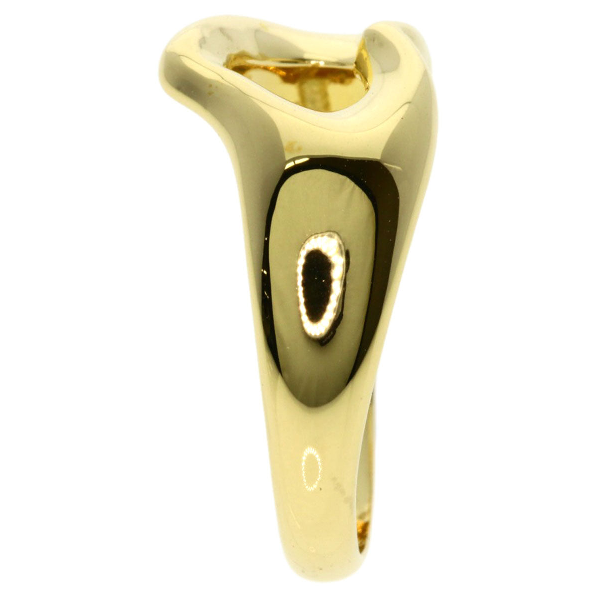 TIFFANY&Co. Open heart Ring K18 Yellow Gold Ladies [Used]