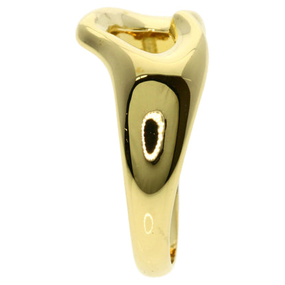 TIFFANY&Co. Open heart Ring K18 Yellow Gold Ladies [Used]