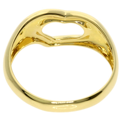 TIFFANY&Co. Open heart Ring K18 Yellow Gold Ladies [Used]