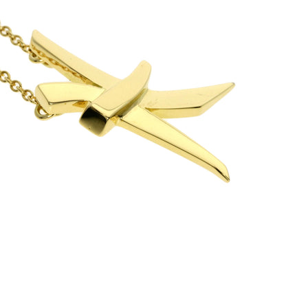 TIFFANY&Co. Paloma Picasso Pisces Necklace K18 Yellow Gold Ladies [Used]