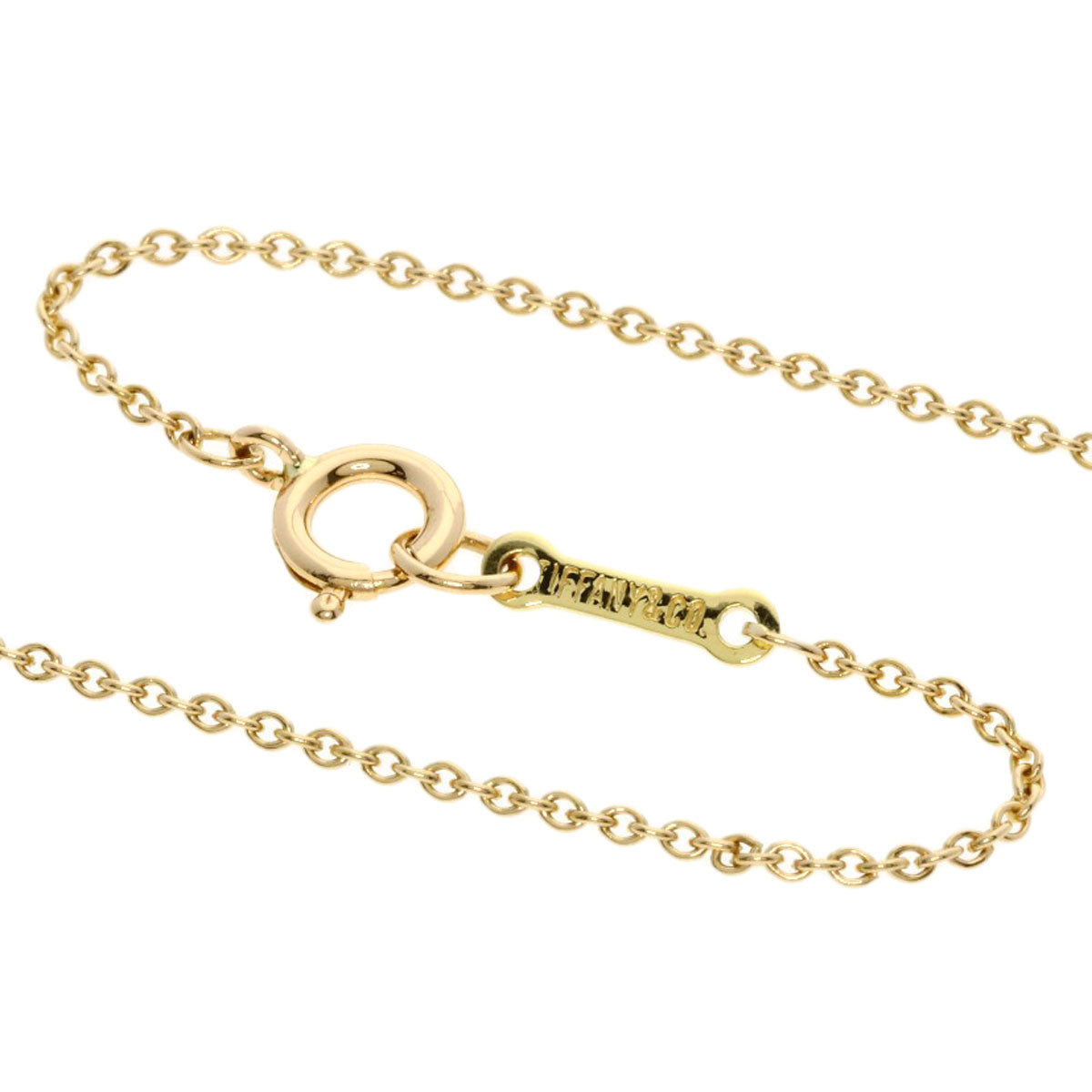 TIFFANY&Co. Bean Necklace K18 Yellow Gold Ladies [Used]