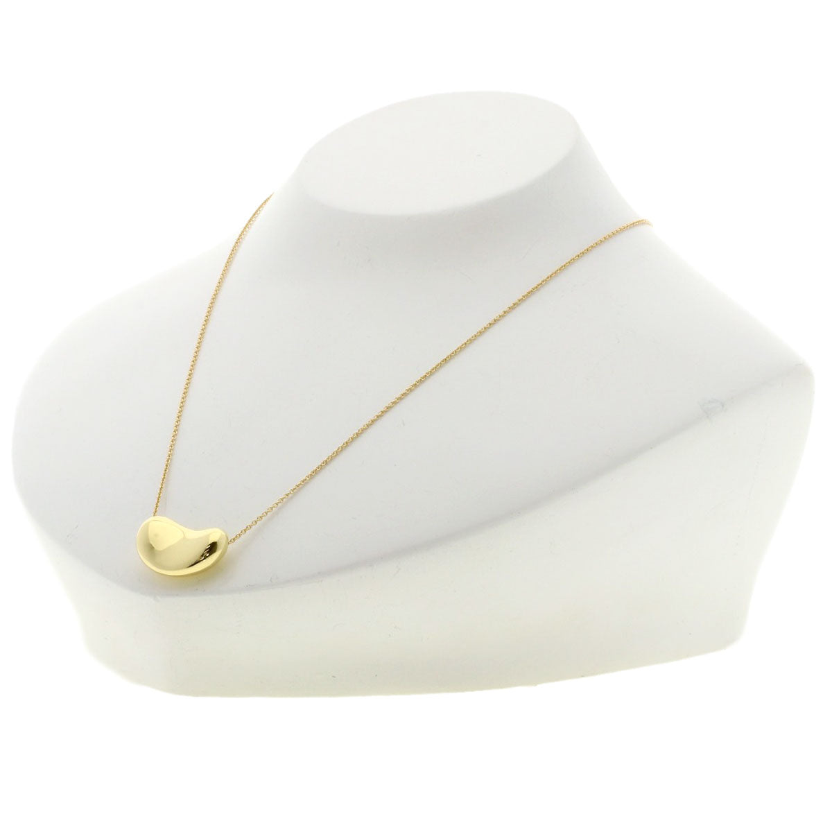 TIFFANY&Co. Bean Necklace K18 Yellow Gold Ladies [Used]