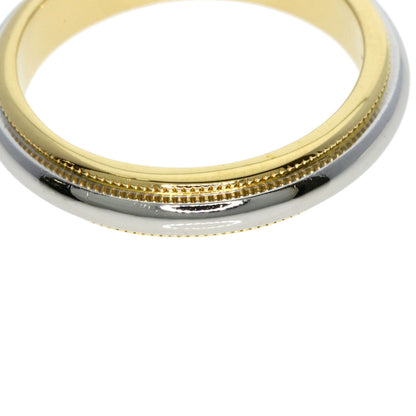 TIFFANY&Co. Milgrain Ring Platinum PT950 18K Yellow GoldLadies [Used]
