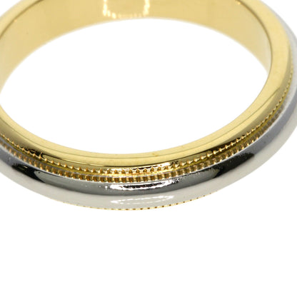 TIFFANY&Co. Milgrain Ring Platinum PT950 18K Yellow GoldLadies [Used]