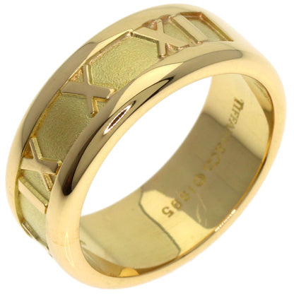 TIFFANY&Co. Atlas Ring K18 Yellow Gold Ladies [Used]