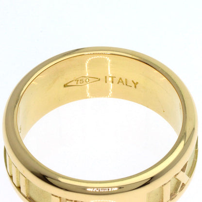 TIFFANY&Co. Atlas Ring K18 Yellow Gold Ladies [Used]