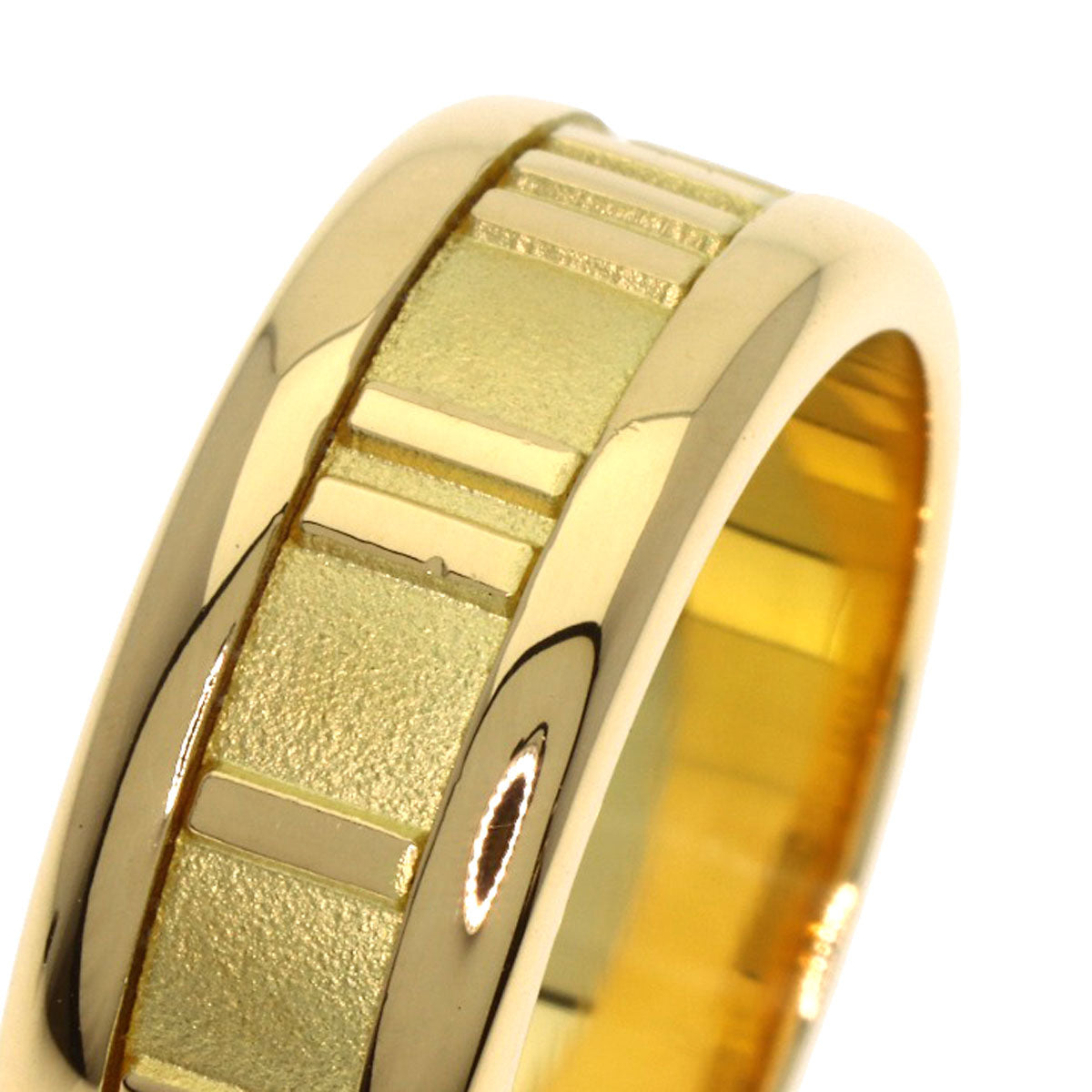TIFFANY&Co. Atlas Ring K18 Yellow Gold Ladies [Used]