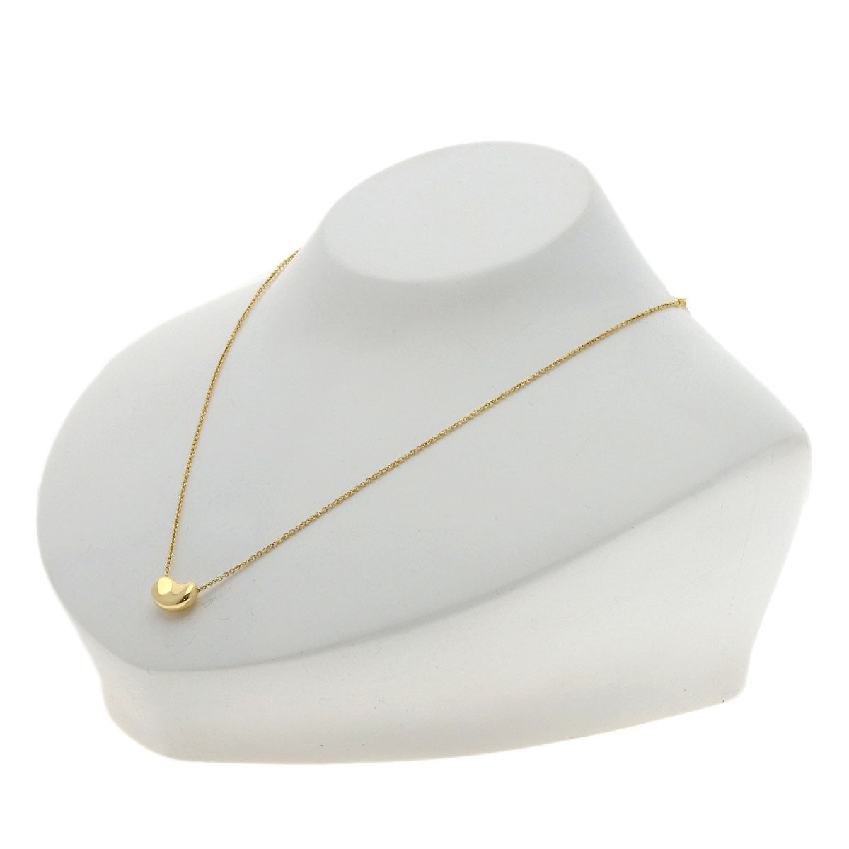 TIFFANY&Co. Bean Necklace K18 Yellow Gold Ladies [Used]