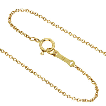 TIFFANY&Co. Open heart Necklace K18 Yellow Gold Ladies [Used]
