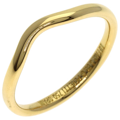 TIFFANY&Co. Curved band Ring K18 Yellow Gold Ladies [Used]