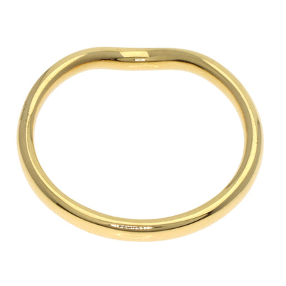 TIFFANY&Co. Curved band Ring K18 Yellow Gold Ladies [Used]