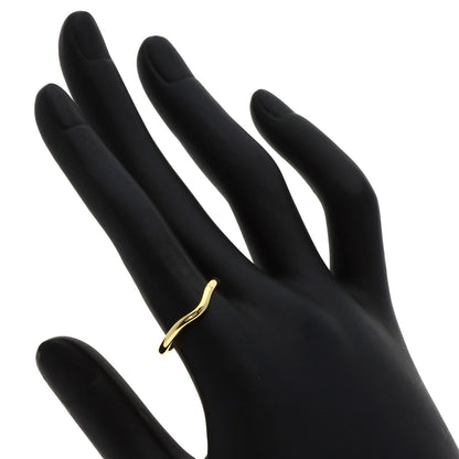 TIFFANY&Co. Curved band Ring K18 Yellow Gold Ladies [Used]