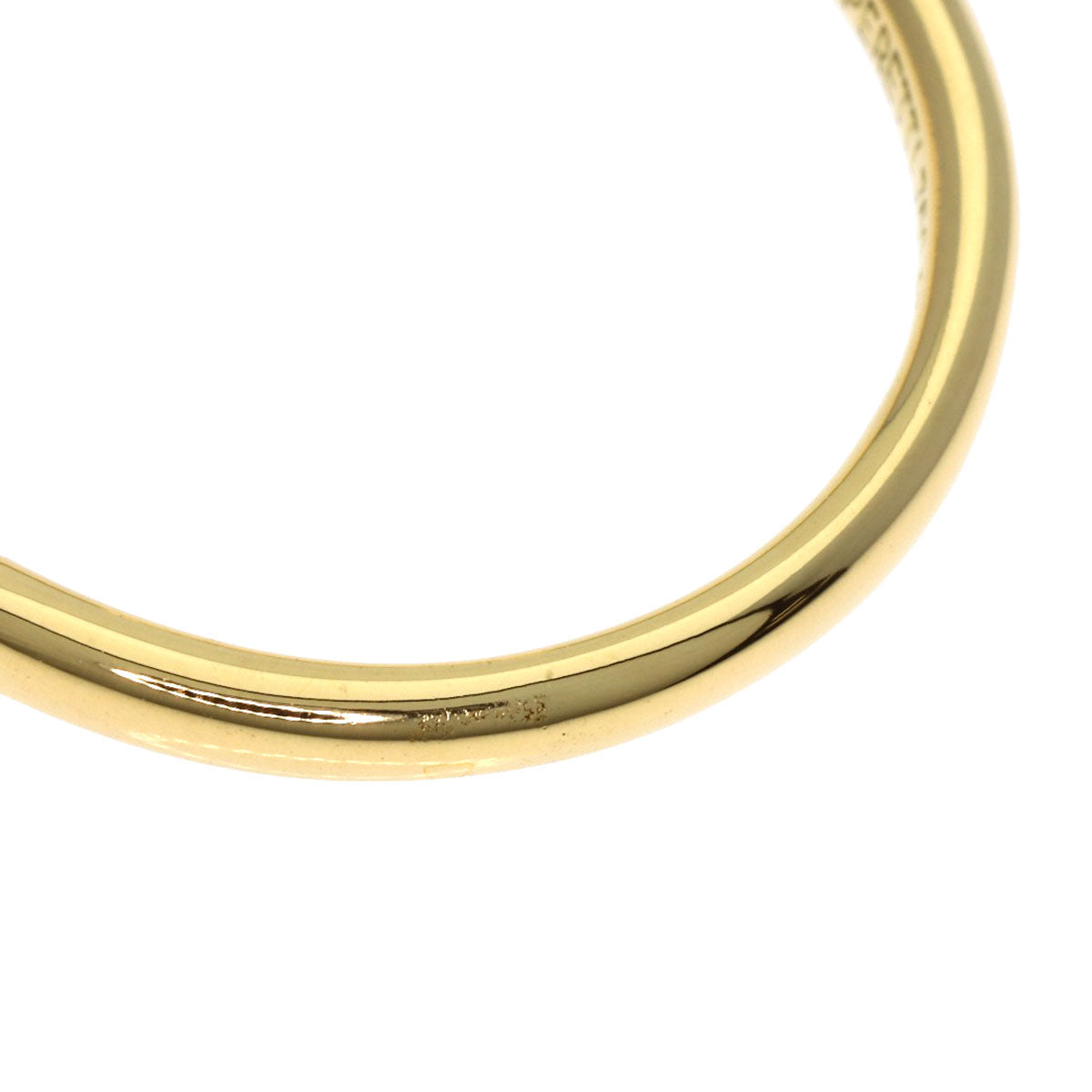 TIFFANY&Co. Curved band Ring K18 Yellow Gold Ladies [Used]