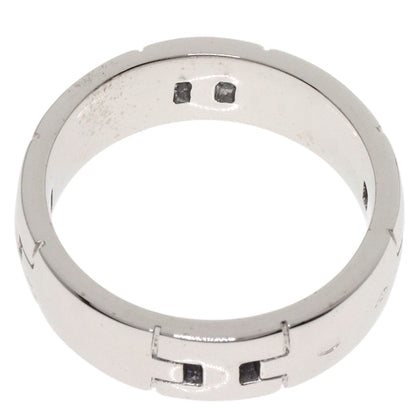 HERMES Hercules # 50 Ring K18 White Gold Ladies [Used]