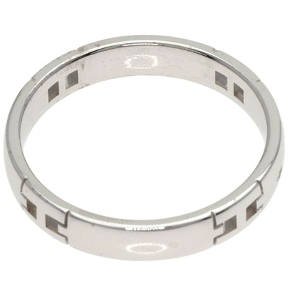 HERMES Hercules Wrestling #56 Ring K18 White Gold Ladies [Used]