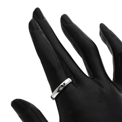 HERMES Hercules Wrestling #56 Ring K18 White Gold Ladies [Used]