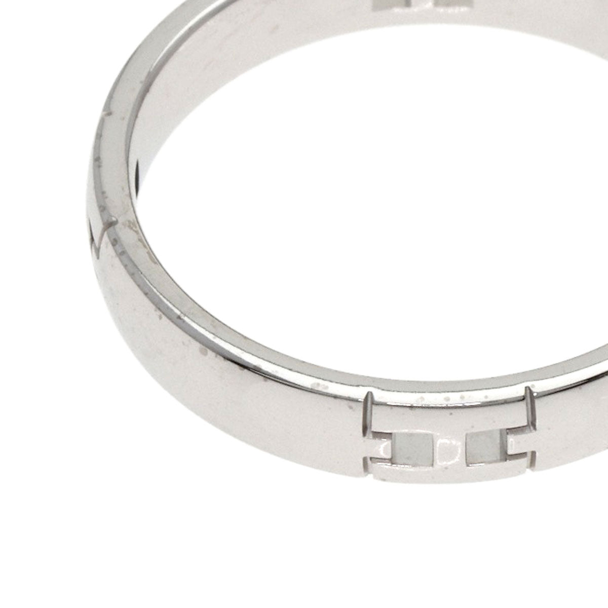 HERMES Hercules Wrestling #56 Ring K18 White Gold Ladies [Used]