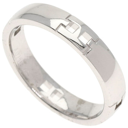 HERMES Hercules Wrestling #48 Ring K18 White Gold Ladies [Used]