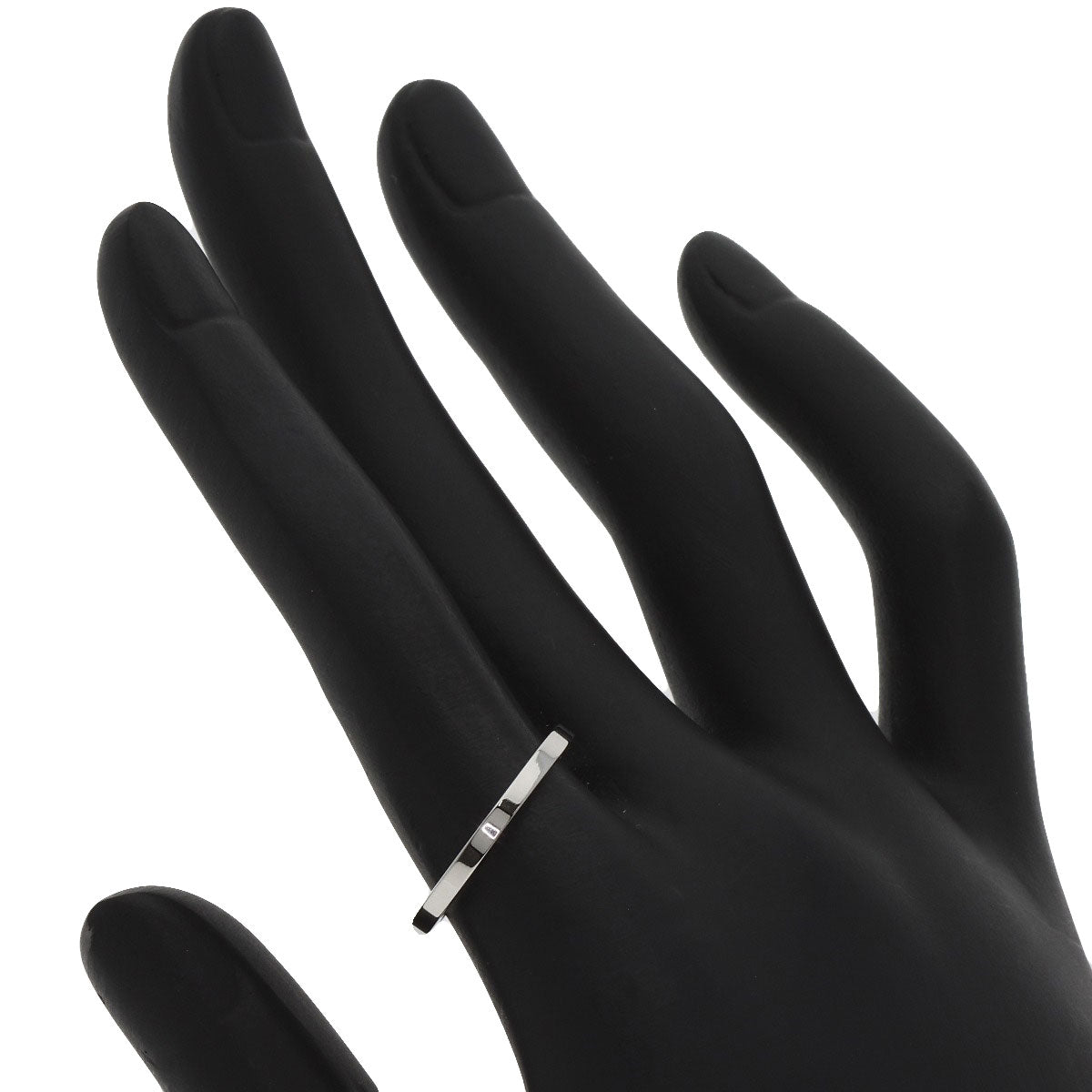 HERMES Wedding Band #53 Ring Platinum PT950 Ladies [Used]