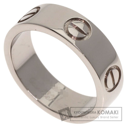 CARTIER love ring #48 Ring K18 White Gold Ladies [Used]