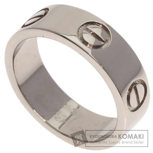 CARTIER love ring #48 Ring K18 White Gold Ladies [Used]