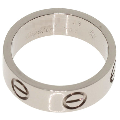 CARTIER love ring #48 Ring K18 White Gold Ladies [Used]