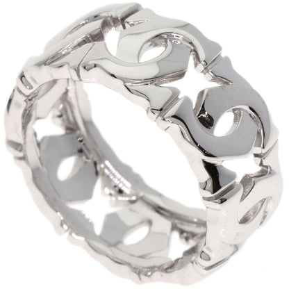 CARTIER Entrelaces #51 Ring K18 White Gold Ladies [Used]