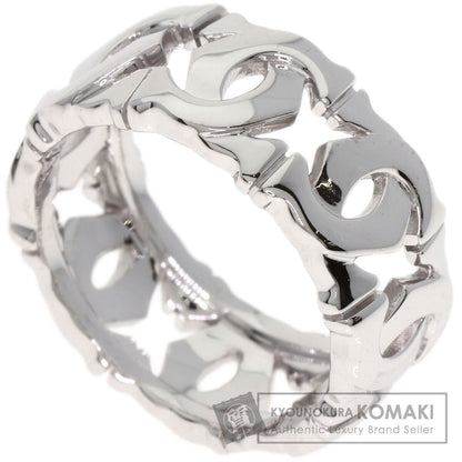 CARTIER Entrelaces #51 Ring K18 White Gold Ladies [Used]