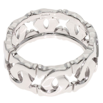 CARTIER Entrelaces #51 Ring K18 White Gold Ladies [Used]